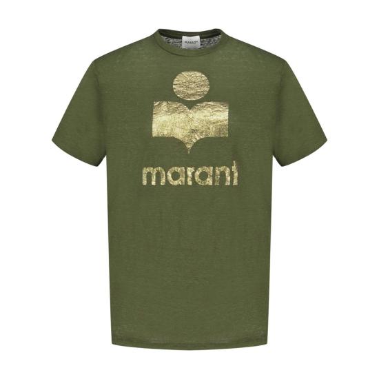 26FW 이자벨마랑 즈웰 로고 티셔츠 TS0001FB A1N10E KHGO KHAKI