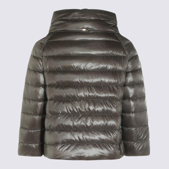 26FW 에르노 소피아 레귤러 핏 케이프 다운 자켓 PI0046DIC 12017Z9480 Antracite - HERNO