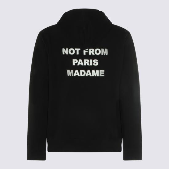 26FW 드롤드무슈 후드 티셔츠 PERMHO162 CO127BL Black - DROLE DE MONSIEUR