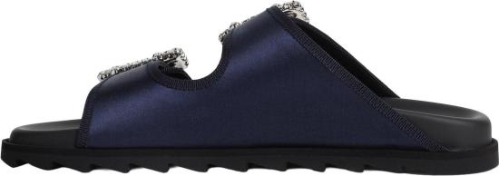 26SS 로저비비에 뮬/슬리퍼 RVW45844480RS0U807INDIGO DIVERS - ROGER VIVIER