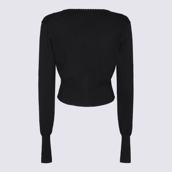 26FW 비비안웨스트우드 베아 크롭드 가디건 1803002U Y001VN402 Black - VIVIENNE WESTWOOD