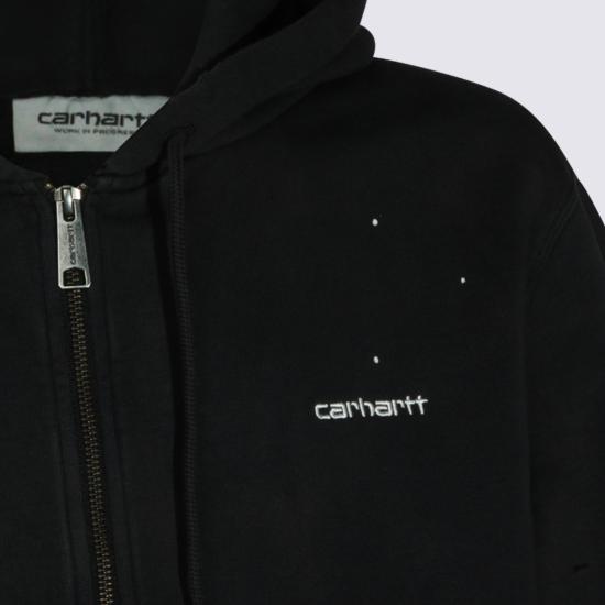 26FW 칼하트 WIP 후드 티셔츠 I036913 89EJ DESTROY WASH BLACK - CARHARTT WIP