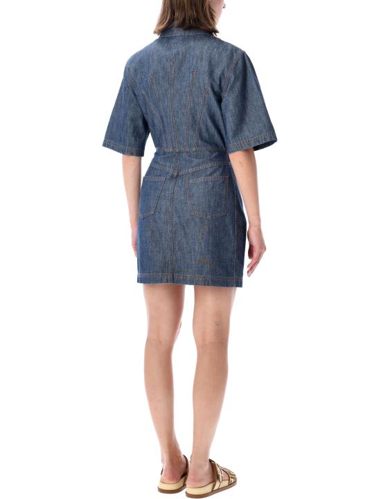 26FW 펜디 데님 원피스 FLD576AW8H F0QB0 Blu - FENDI