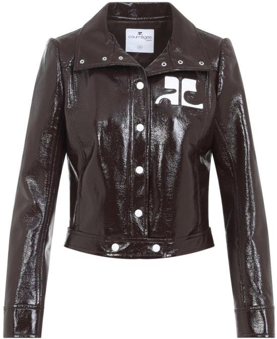 26SS 쿠레쥬 가죽 자켓 PERCBL005VY00141983CHOCOLATE DIVERS
