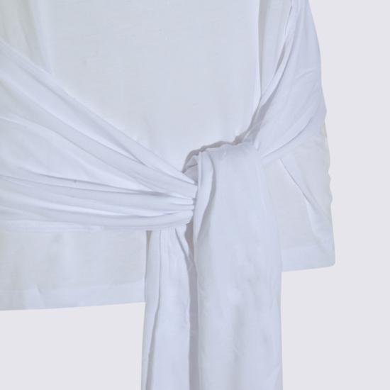 26FW 토템 민소매 티셔츠 263WRT0755 FB0419047 White - TOTEME
