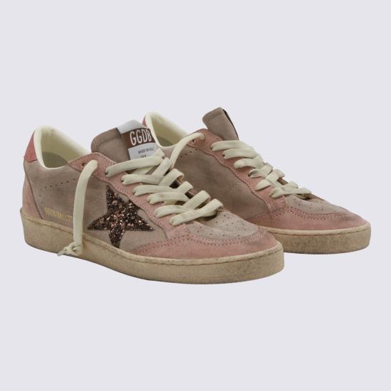 26FW 골든구스 스니커즈 GWF00117 F00869425819 CAMELIA PINK NUT BROWN - GOLDEN GOOSE