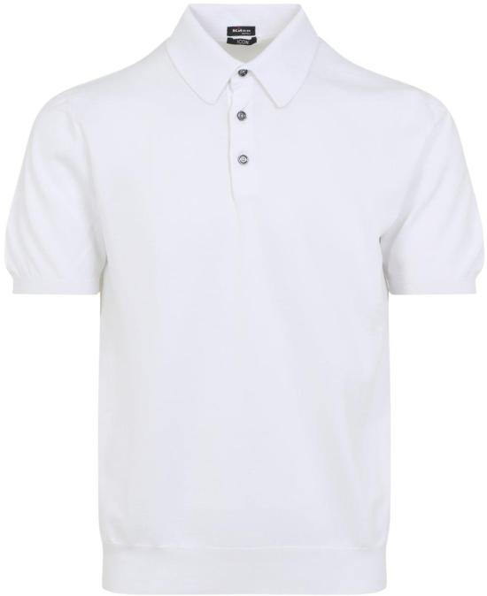 26SS 키톤 폴로 티셔츠 UMKXX3340C014BIANCO DIVERS
