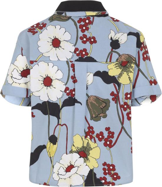 26SS 마르니 반팔 셔츠 CAMA0669QSUTC581MFB31SKY DIVERS - MARNI