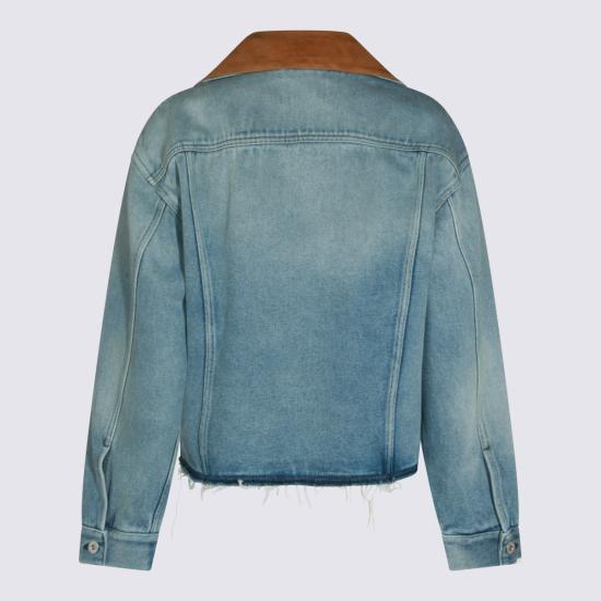 26FW 미우미우 데님 자켓 GWB313SOOO 196YF0013 Azzurro - MIU MIU