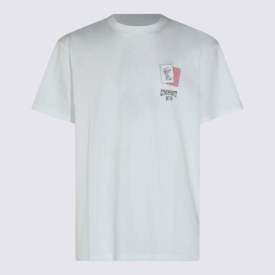26FW 칼하트 WIP 반팔 티셔츠 I036895 02XX White