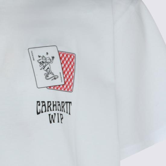 26FW 칼하트 WIP 반팔 티셔츠 I036895 02XX White - CARHARTT WIP
