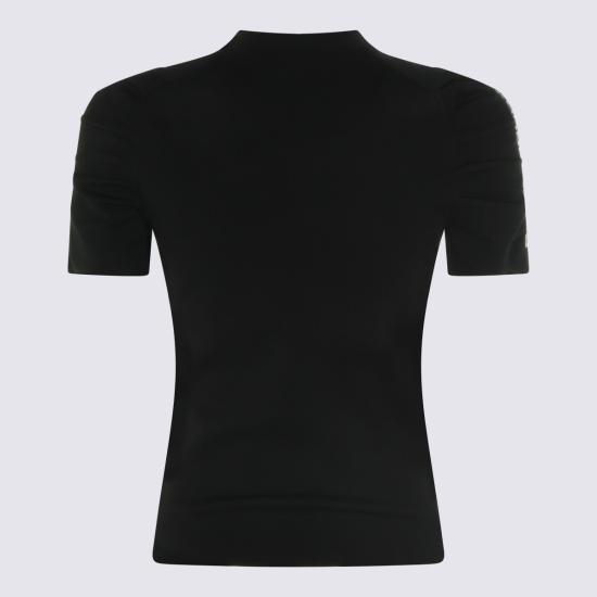 26FW 알렉산더 왕 반팔 티셔츠 1KC3261046 001 Black - ALEXANDER WANG