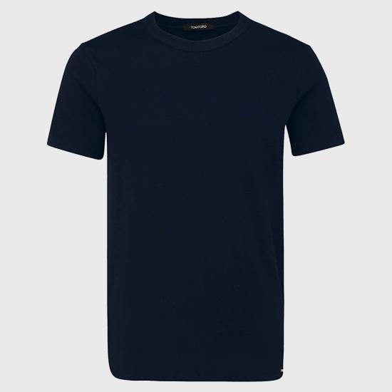 26FW 톰포드 코튼 크루넥 언더웨어 티셔츠 T4M08 1040412 Navy