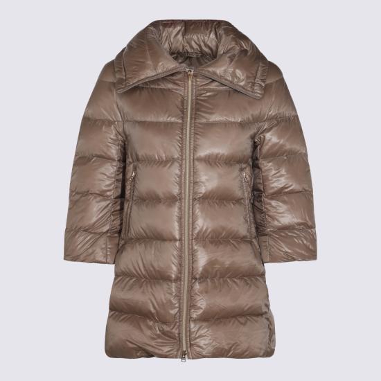 26FW 에르노 클레오페 A-쉐입 다운 코트 PI0001DIC 12017Z2600 Tortora