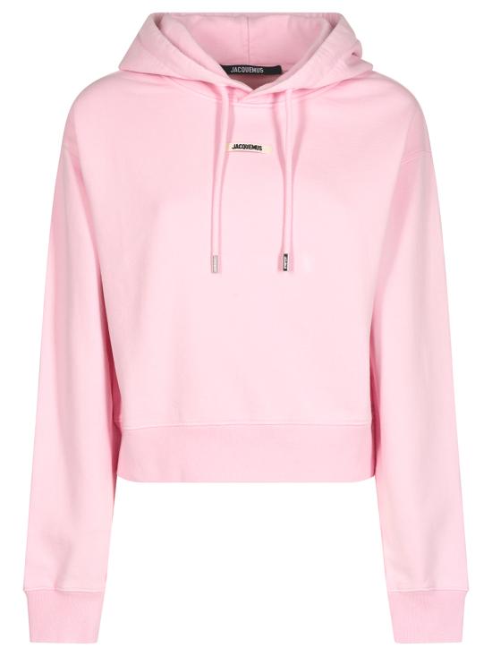 26SS 자크뮈스 르 그로그랭 후드 티셔츠 HOW00247AJ00109 431 PINK 2