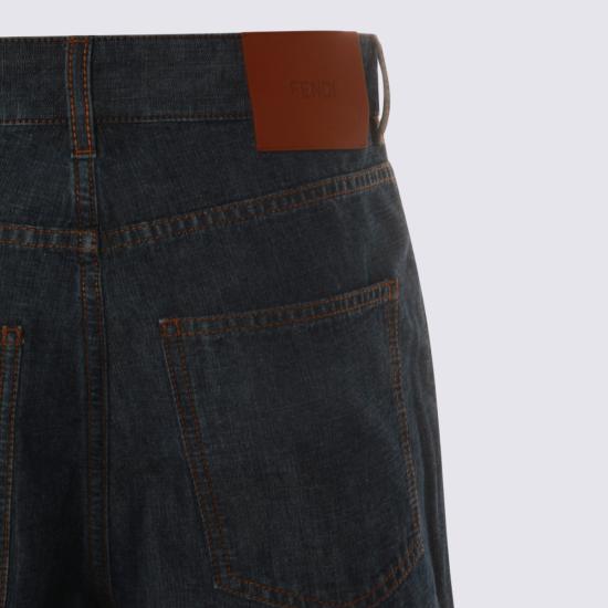26FW 펜디 데님 숏팬츠 FLP861 AW8HF0QB0 Denim - FENDI