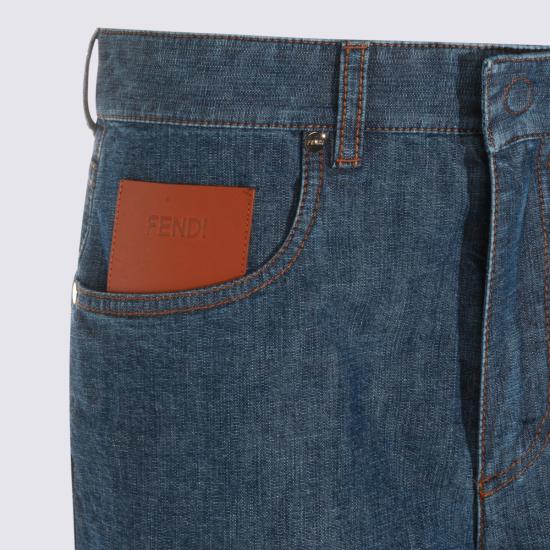 26FW 펜디 데님 숏팬츠 FLP861 AW8HF0QB0 Denim - FENDI