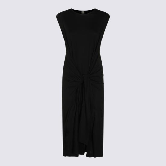 26FW 토템 롱 원피스 263WRD0347 FB0669001 Black