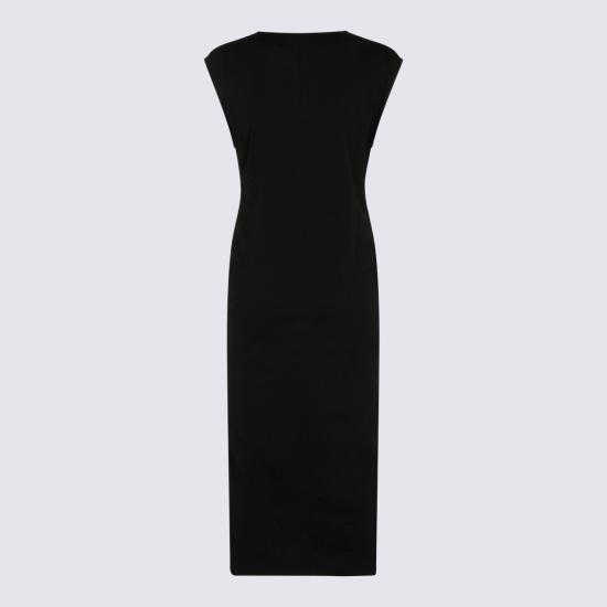 26FW 토템 롱 원피스 263WRD0347 FB0669001 Black - TOTEME