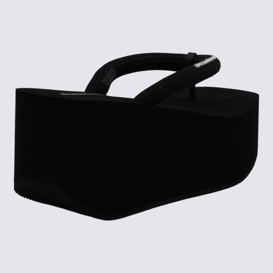 26FW 알렉산더 왕 뮬/슬리퍼 30326S024 001 Black - ALEXANDER WANG