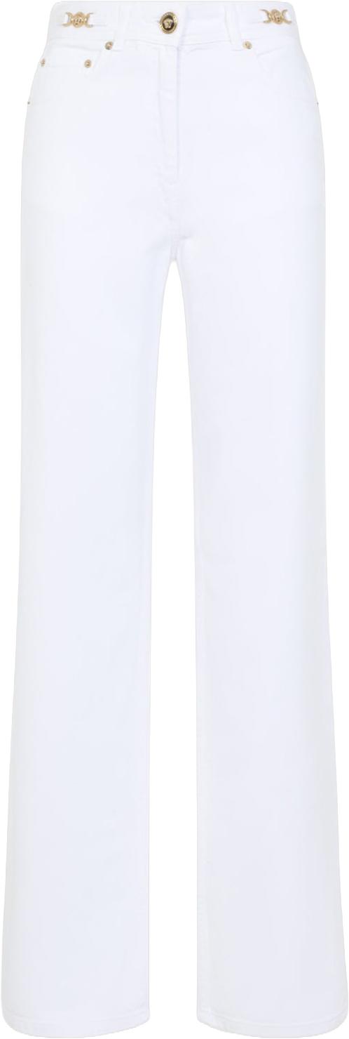 26SS 베르사체 스트레이트 팬츠 10137451A085701D110WHITE DIVERS - VERSACE