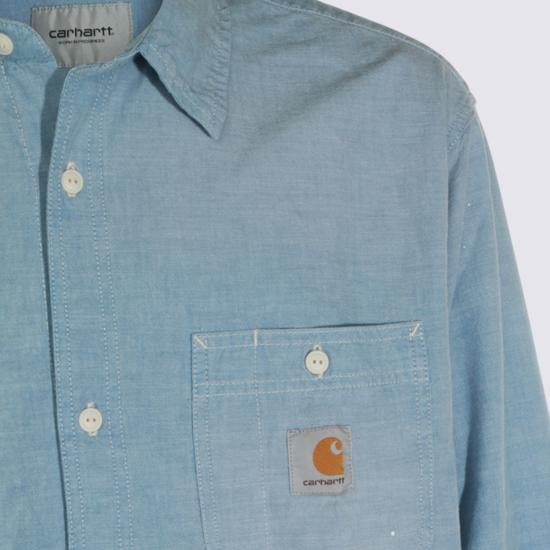 26FW 칼하트 WIP 긴팔 셔츠 I036919 010L WORN USED BLUE - CARHARTT WIP