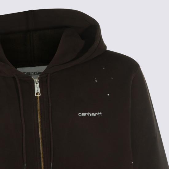 26FW 칼하트 WIP 후드 티셔츠 I036913 47EJ DESTROY WASH TOBACCO - CARHARTT WIP
