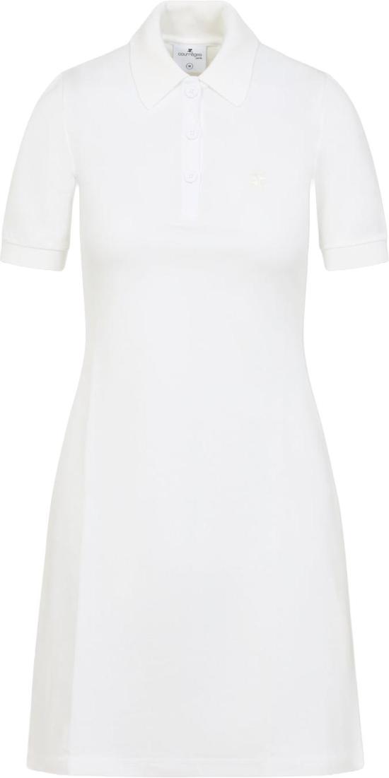  쿠레쥬 숏 원피스 125JRO554JS01930079NATURAL DIVERS - COURREGES