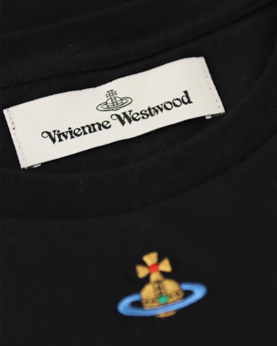  비비안웨스트우드 PERU 페루 ORB 반팔 티셔츠 3G010017 J001M GO D N401GO NERO - VIVIENNE WESTWOOD