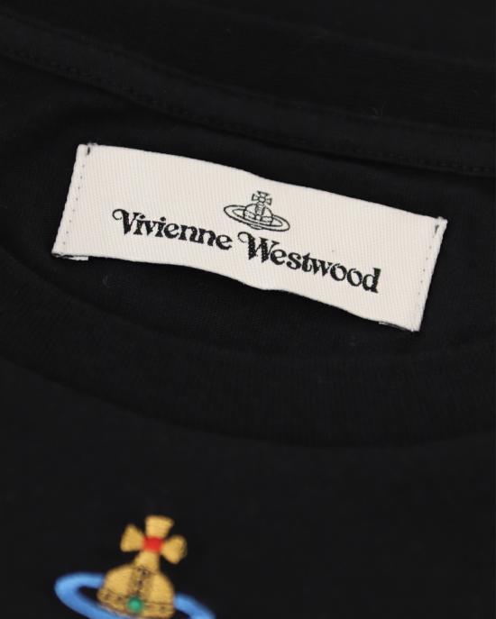  비비안웨스트우드 PERU 페루 ORB 반팔 티셔츠 3G010017 J001M GO N401GO NERO - VIVIENNE WESTWOOD