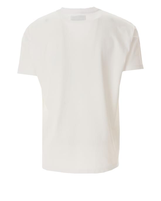  비비안웨스트우드 로고 패치 스트라이프 코튼 반팔 티셔츠 3G01001C J001M GO A401GO BIANCO - VIVIENNE WESTWOOD