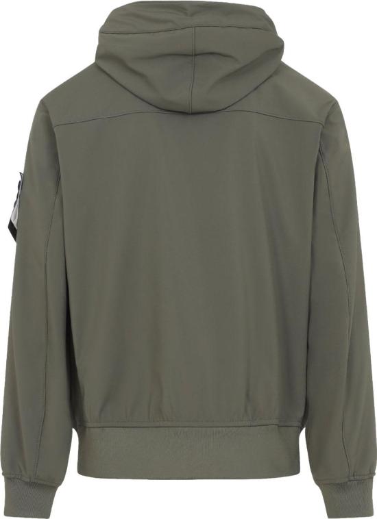 26SS 스톤 아일랜드 와펜패치 소프트쉘 후드 자켓 L1S154100118S0A22V005GMILITARYGREEN DIVERS - STONE ISLAND