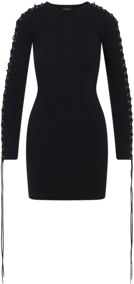 25FW 발렌시아가 숏 원피스 850248TQVE11000BLACK DIVERS
