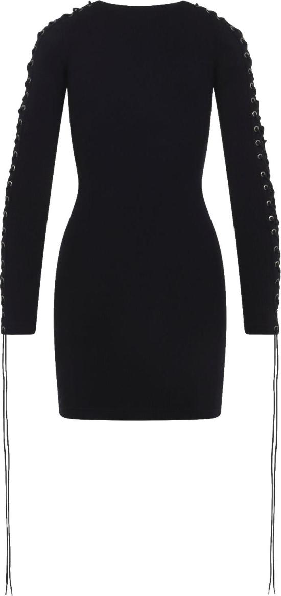 25FW 발렌시아가 숏 원피스 850248TQVE11000BLACK DIVERS - BALENCIAGA