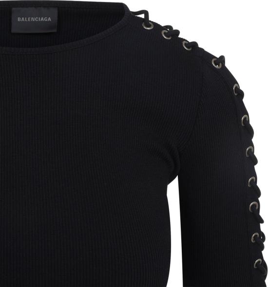 25FW 발렌시아가 숏 원피스 850248TQVE11000BLACK DIVERS - BALENCIAGA