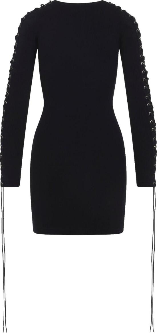 25FW 발렌시아가 숏 원피스 850248TQVE11000BLACK DIVERS - BALENCIAGA