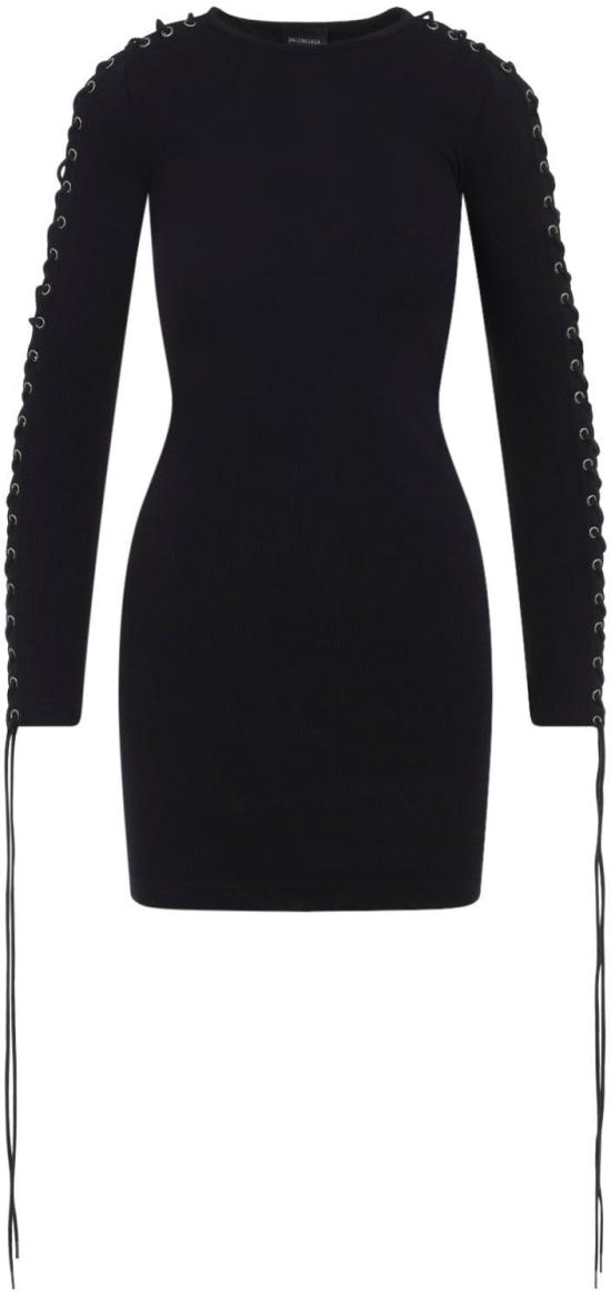 25FW 발렌시아가 숏 원피스 850248TQVE11000BLACK DIVERS