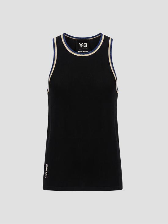 26SS ADIDAS X WALES BONNER Y3 민소매 티셔츠 KS3978 BLACK
