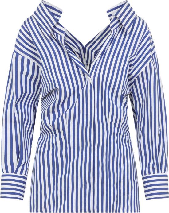 26SS 지방시 긴팔 셔츠 BW61JH16CN977ELECTRICBLUEWHITE DIVERS - GIVENCHY