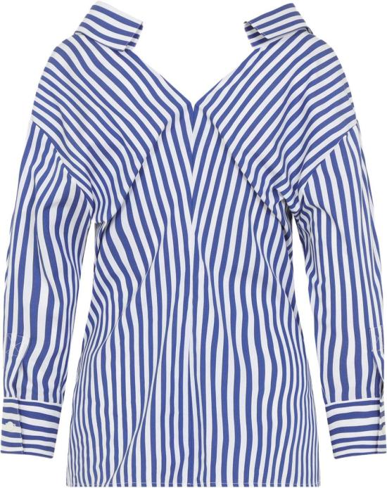 26SS 지방시 긴팔 셔츠 BW61JH16CN977ELECTRICBLUEWHITE DIVERS - GIVENCHY