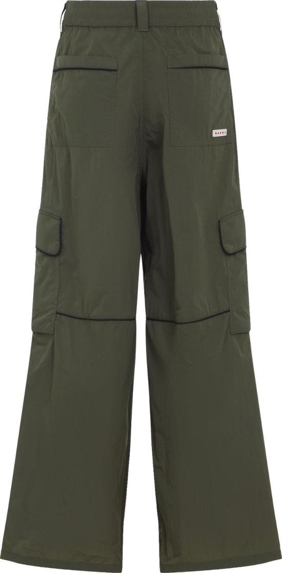 26SS 마르니 스트레이트 팬츠 PUMU0336IXUTN93400V38GRASS DIVERS - MARNI