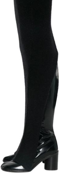  릭 오웬스 롱 스커트 RO02D3682KWPL09BLACK - RICK OWENS