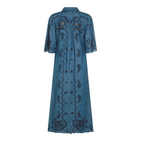 26FW 짐머만 롱 원피스 8358DSS261 RWBLU RAILWAY BLUE - ZIMMERMANN