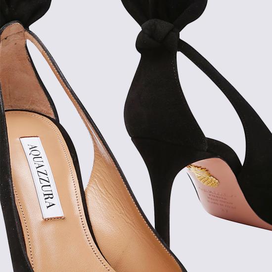 26FW 아쿠아주라 보타이 85mm DENMIDP0 SUE000 BLACK - AQUAZZURA