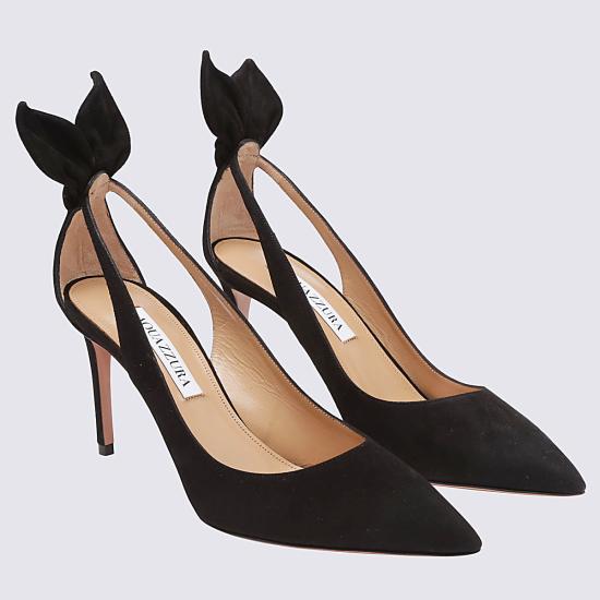 26FW 아쿠아주라 보타이 85mm DENMIDP0 SUE000 BLACK - AQUAZZURA