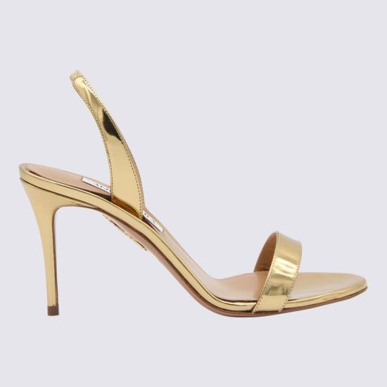 26FW 아쿠아주라 힐/펌프스 SNUMIDS0 SSYSOG SOFT GOLD - AQUAZZURA