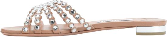 26SS 아쿠아주라 뮬/슬리퍼 TQLFLAS3NAPPWPPOWDERPINK DIVERS - AQUAZZURA