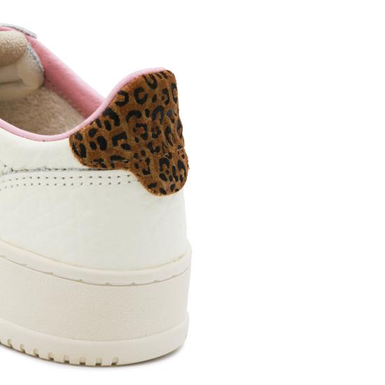 26FW 오트리 메달리스트 로우 레더 스니커즈 AULW NZ01 ELE SUEDE WHT LEOPRINT - AUTRY