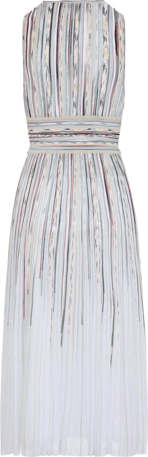 26FW 미소니 롱 원피스 DS26SG13BK01GZSM9ZZLIGHTTONES DIVERS - MISSONI