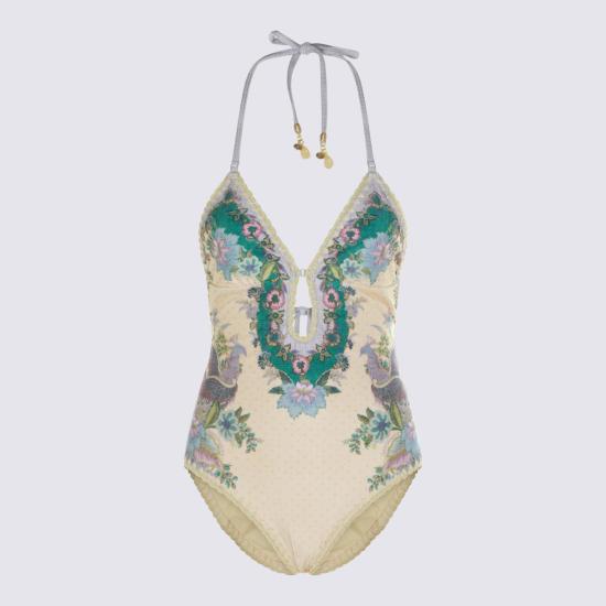 26FW 짐머만 원피스 수영복 8004WSS262 CSCFL CREAM SCARF FLORAL - ZIMMERMANN